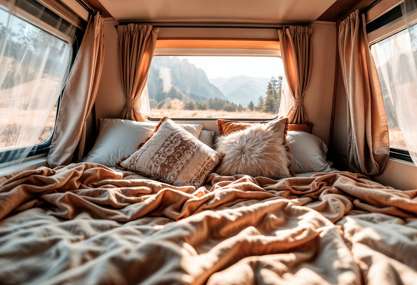 cozy-van-interior-prepared-camping